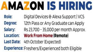 Amazon Work From Home Jobs 2023 