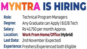 Myntra Work From Home Jobs