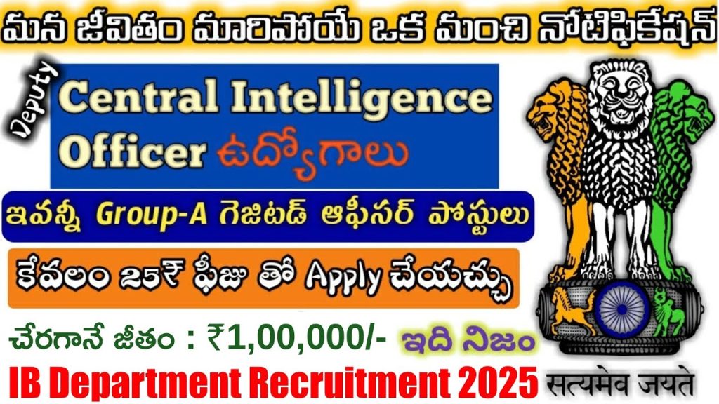 IB Recruitment 2025