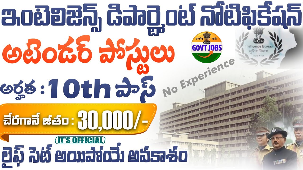 IB MTS Recruitment 2025