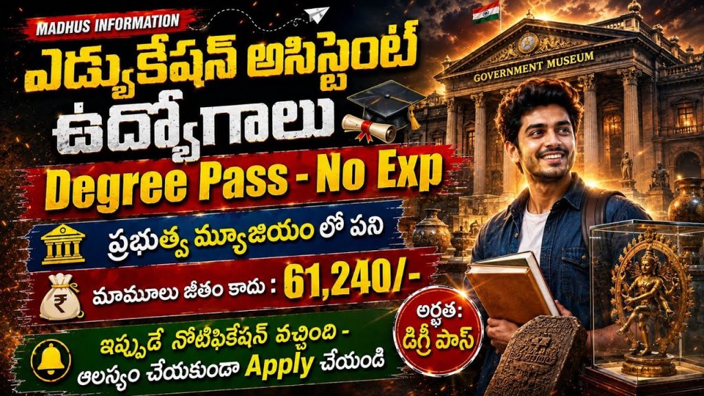 NCSM VITM Museum Recruitment 2026