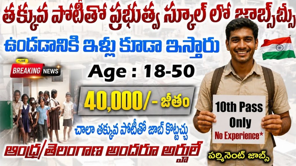 Sainik School Amaravathinagar Recruitment 2026
