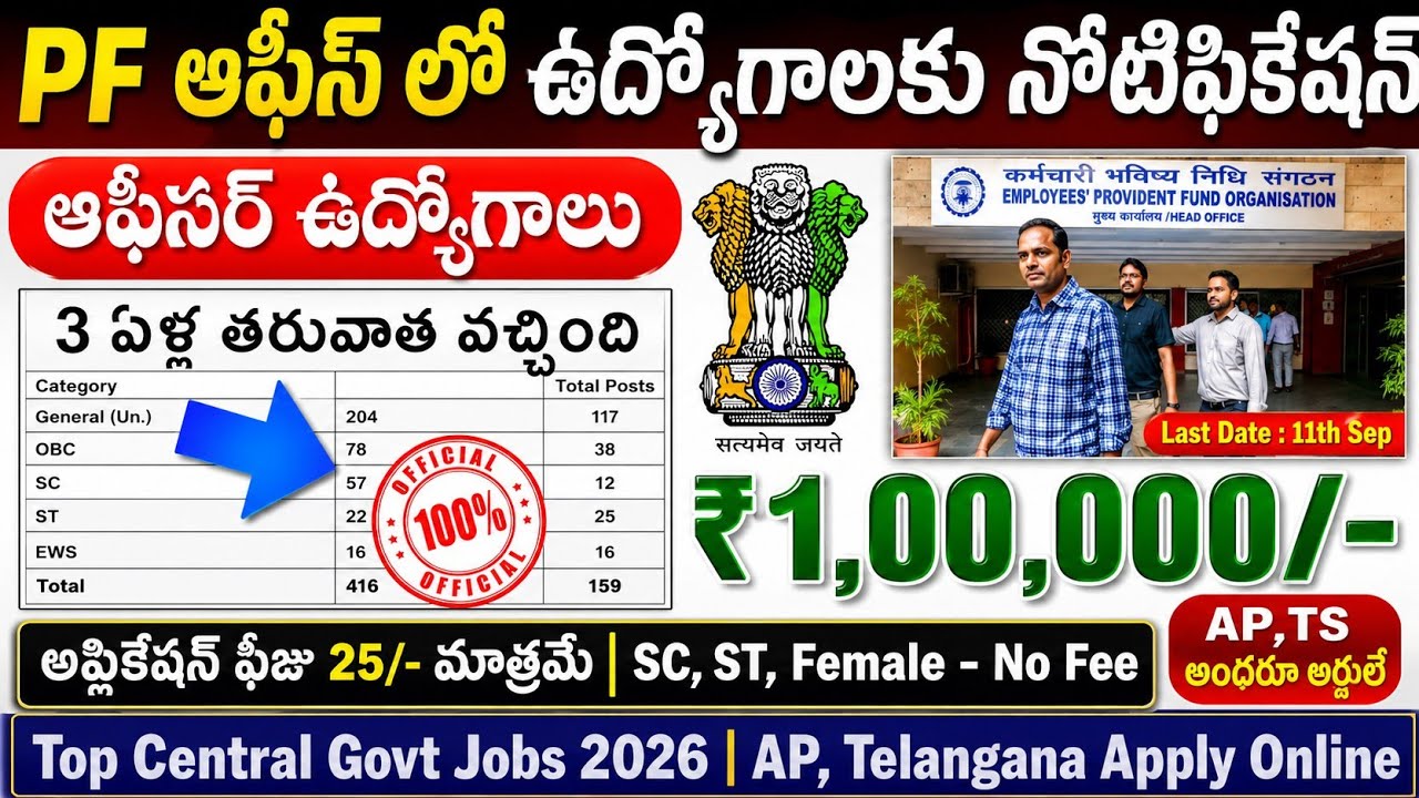 UPSC EPFO Recruitment 2026