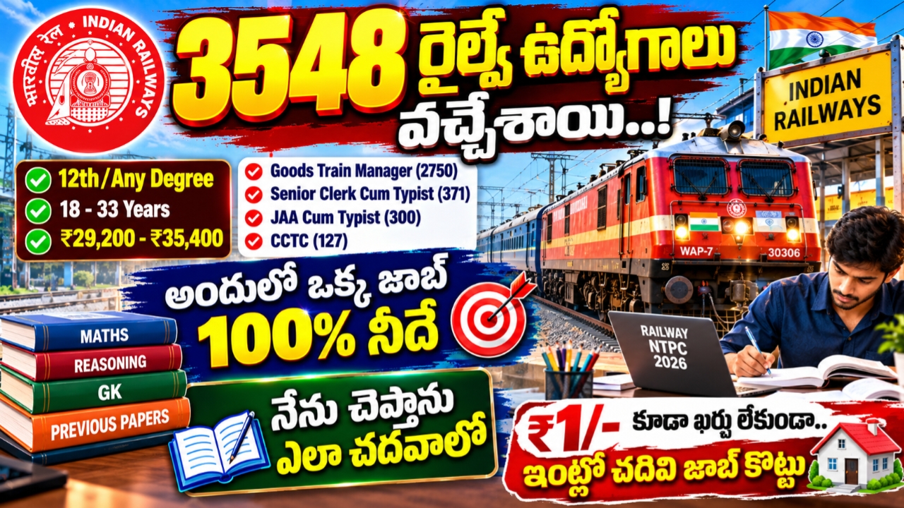 RRB NTPC Recruitment 2026