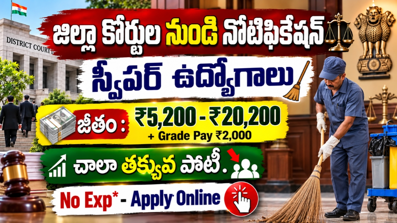 Delhi District Court Sweeper Recruitment 2026