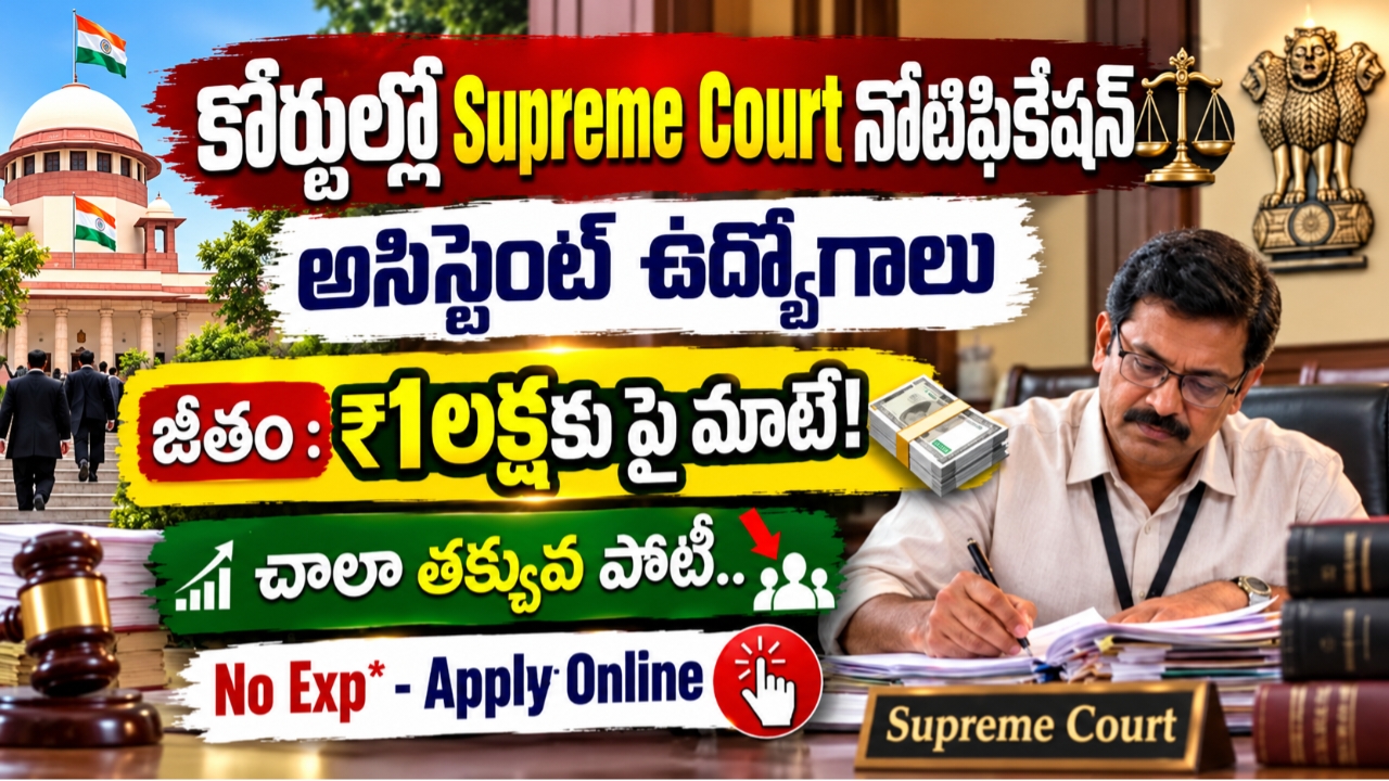 Supreme Court Recruitment 2026
